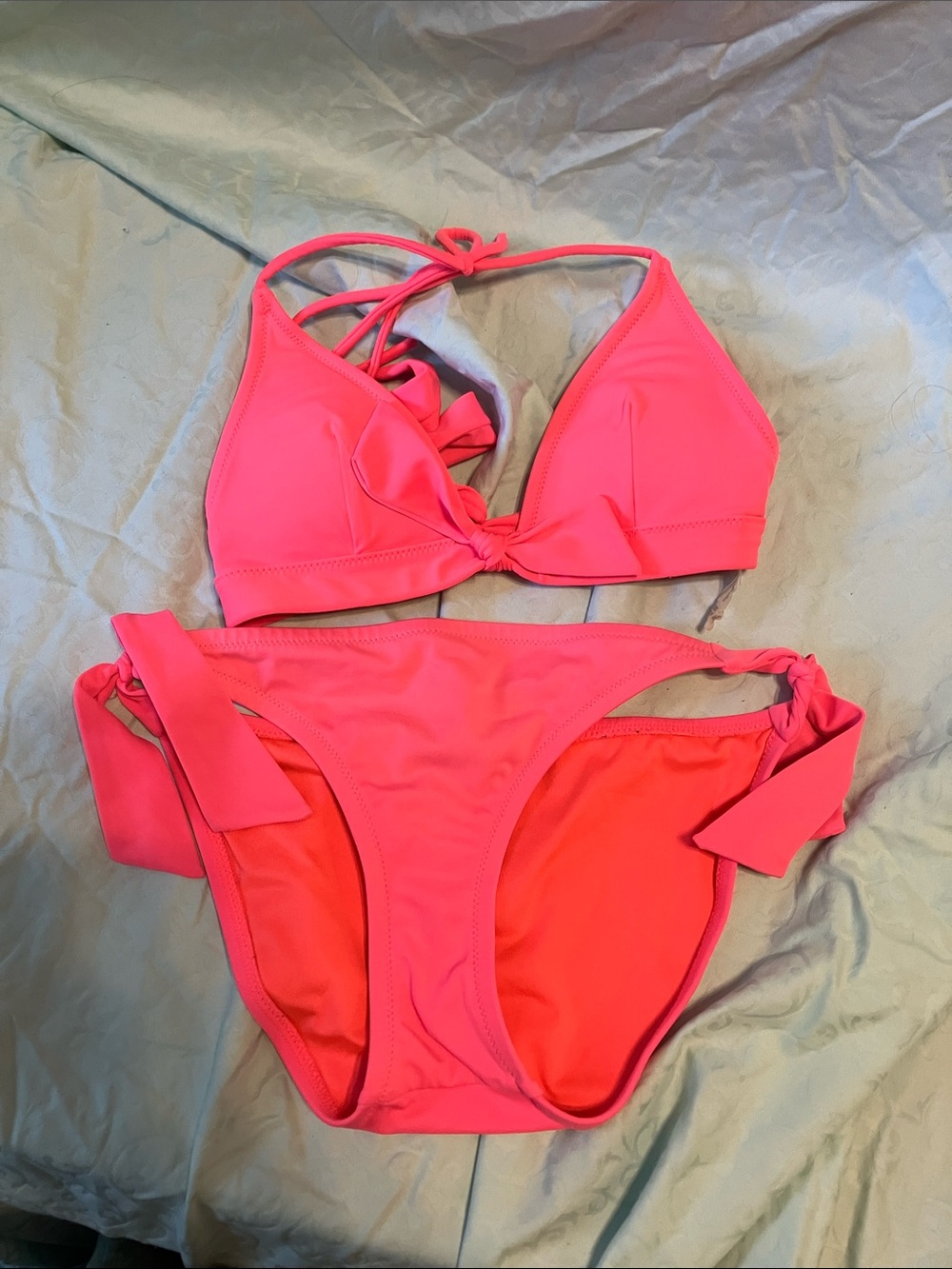 Victoria's Secret Hot Pink Bikini Set